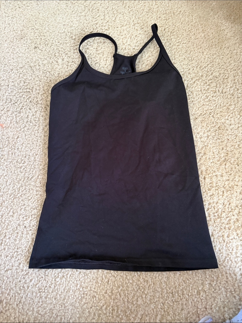 Black Racerback Tank Top